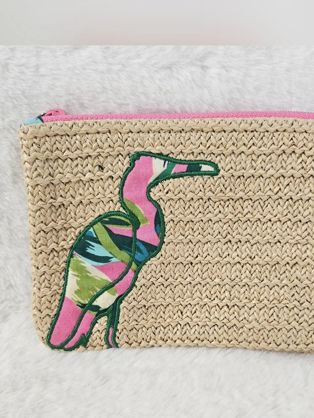 Vera Bradley Seashore Tropical Paradise Cosmetic Coin Pouch
